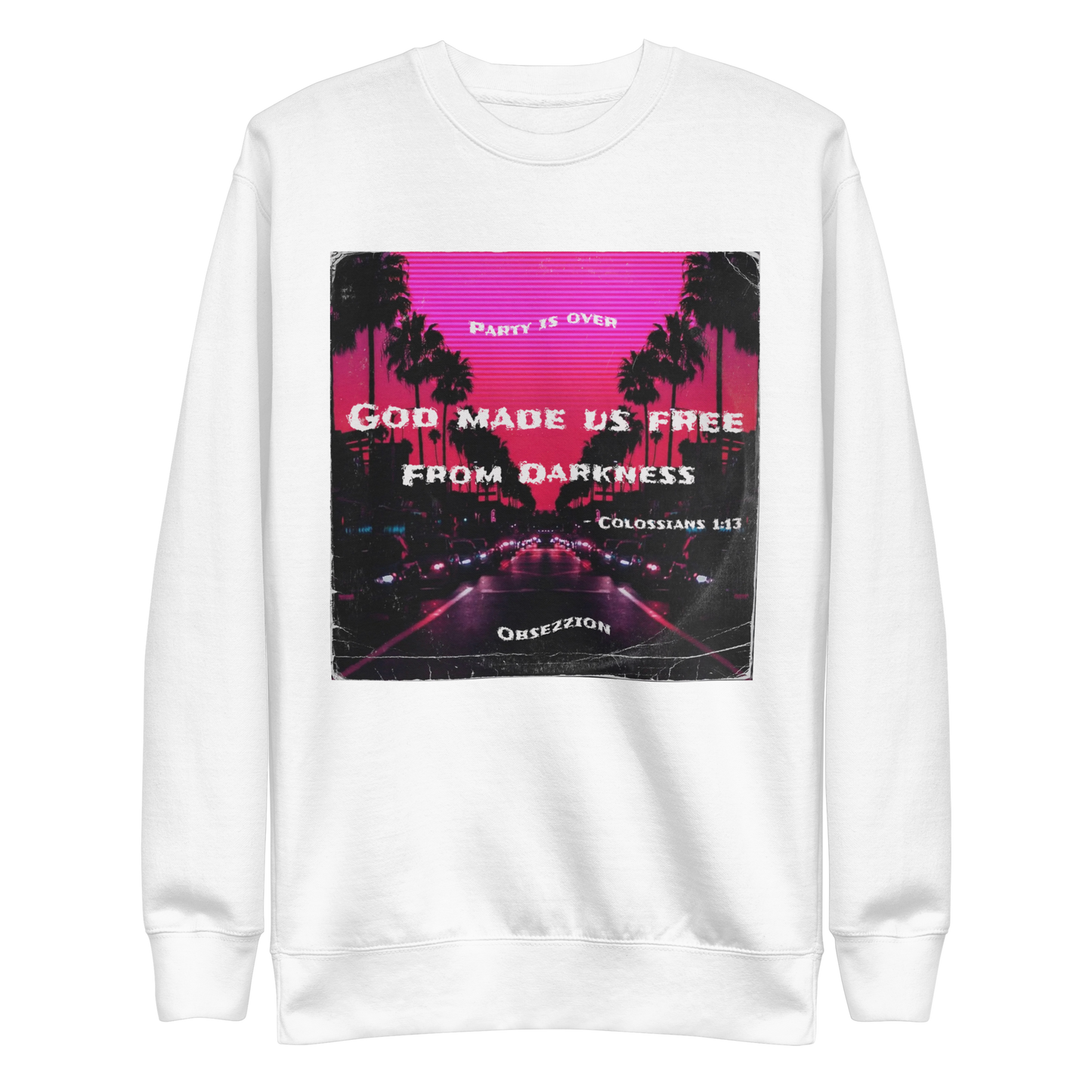 “Redeemed in His Love” Sweatshirt with Colossians 1:13 Verse